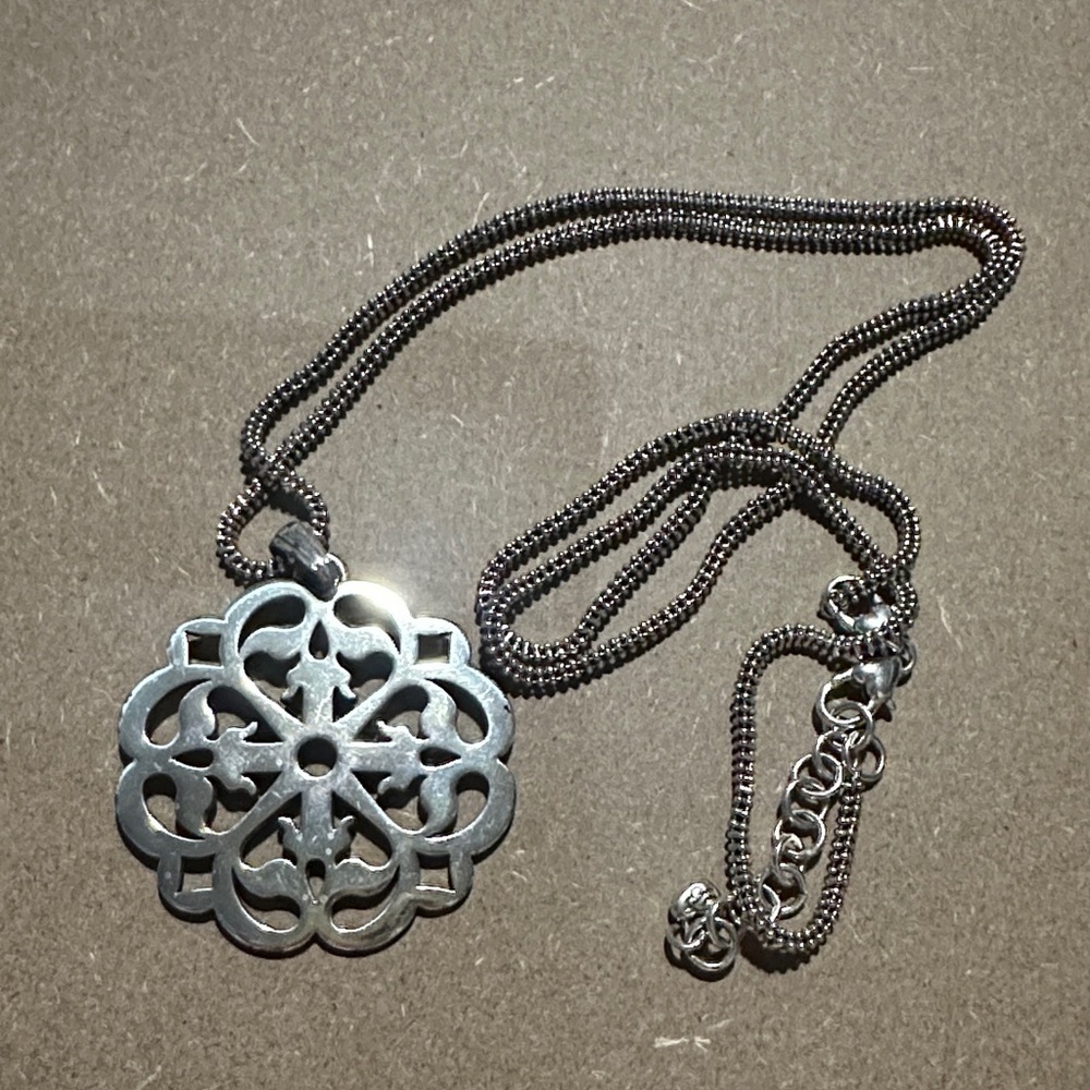 VTG Brighton Silver Pendant Necklace